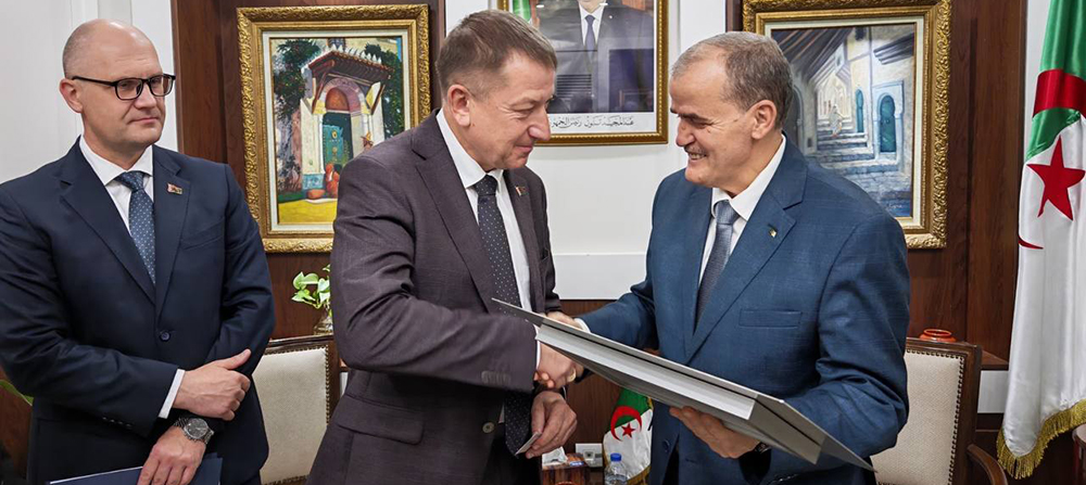  БЕЛОРУССКАЯ ДЕЛЕГАЦИЯ ДЕЛОВЫХ КРУГОВ С РАБОЧИМ ВИЗИТОМ ПОСЕТИЛА АЛЖИР